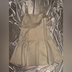 Covington Cream Textured Mini Dress